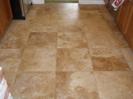 Travertine polishing